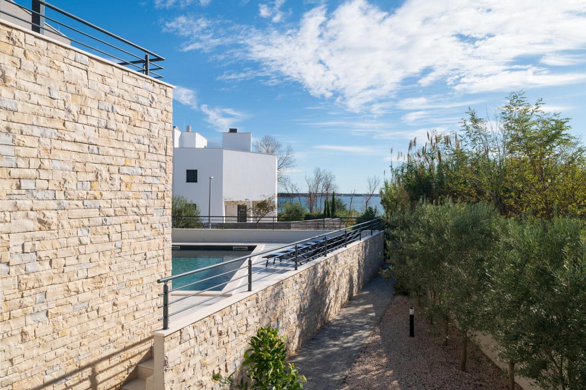 Villa Roca With Heated Pool And Sauna Privlaka  Εξωτερικό φωτογραφία