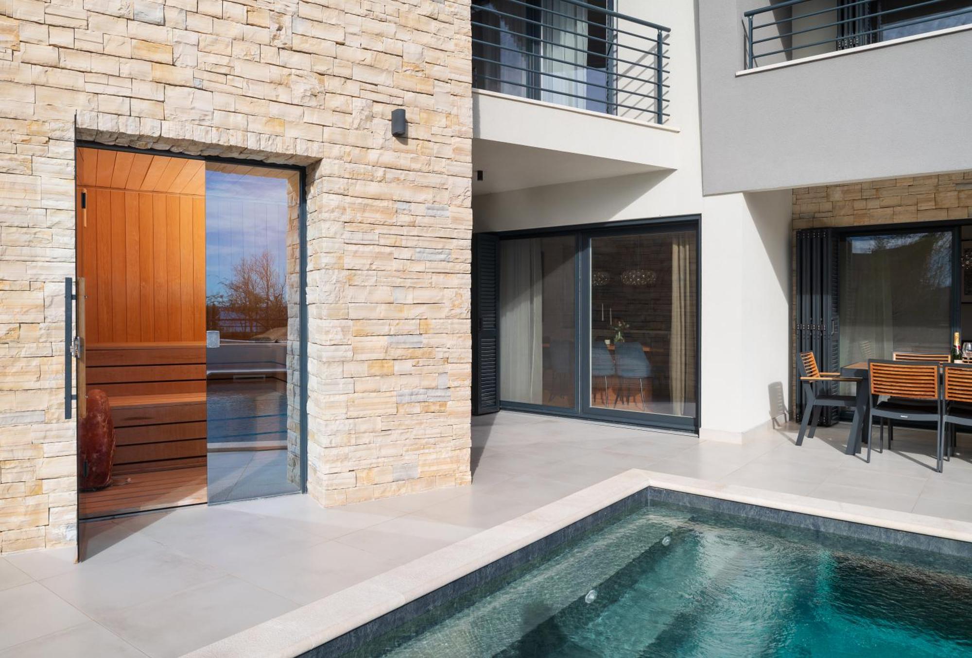Villa Roca With Heated Pool And Sauna Privlaka  Εξωτερικό φωτογραφία