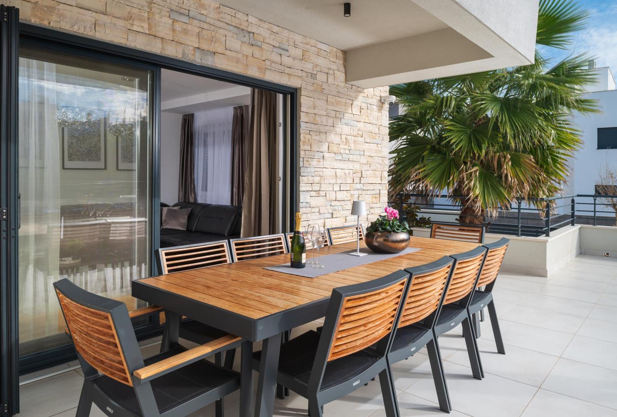 Villa Roca With Heated Pool And Sauna Privlaka  Εξωτερικό φωτογραφία