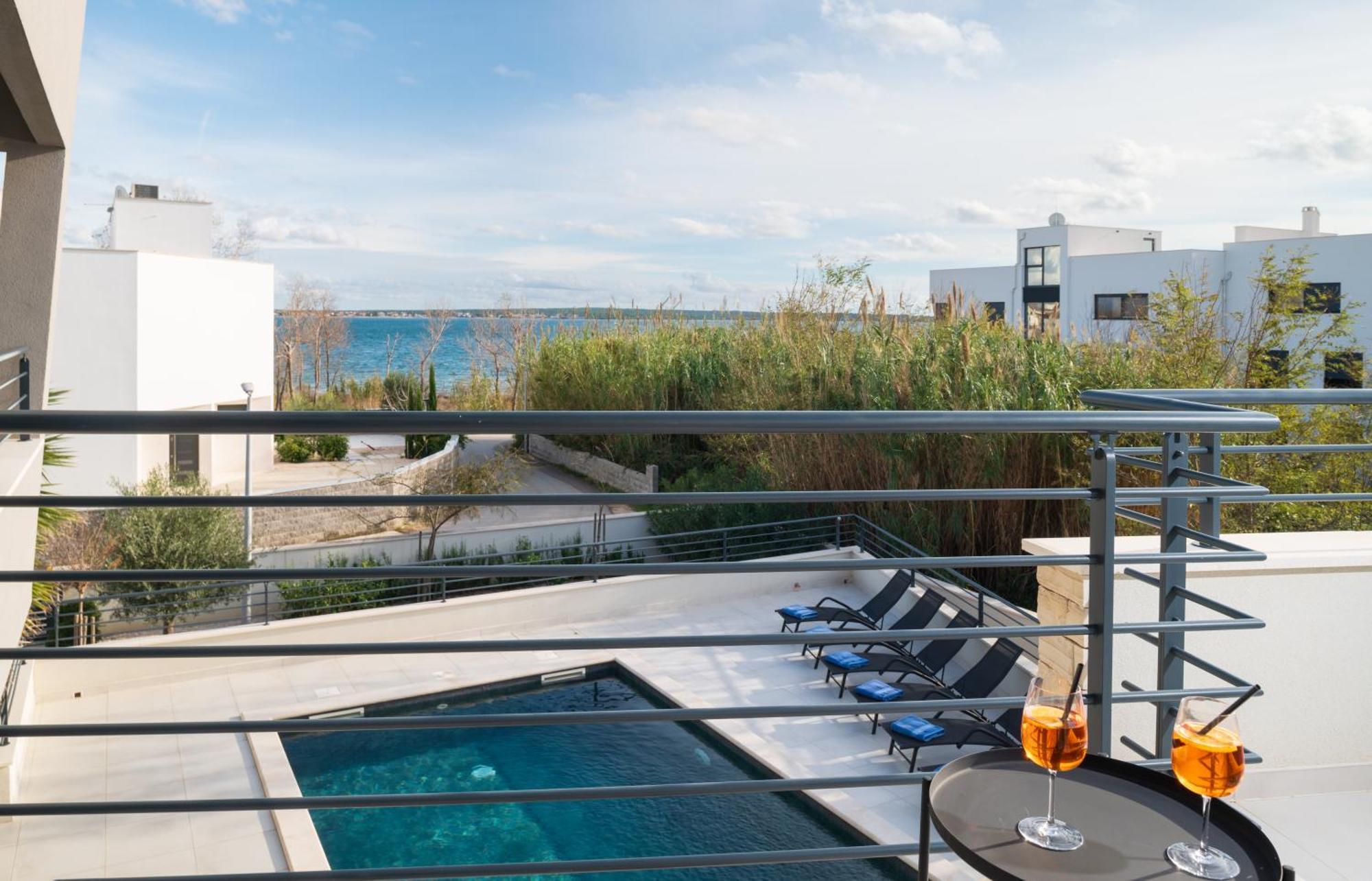Villa Roca With Heated Pool And Sauna Privlaka  Εξωτερικό φωτογραφία